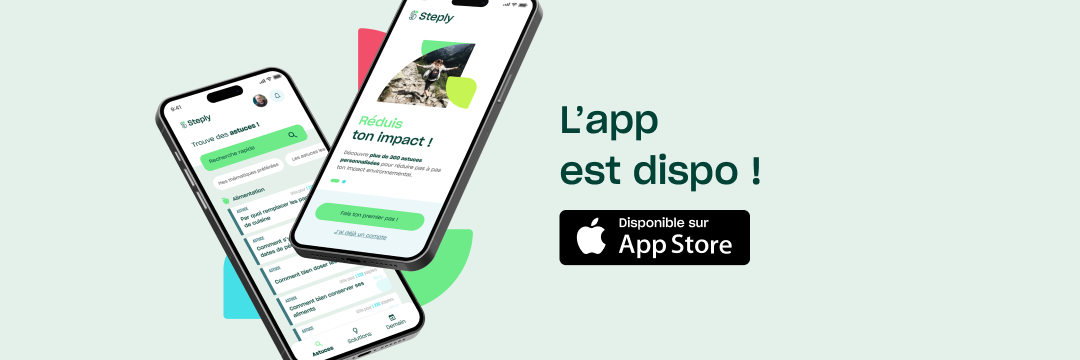 Steply est disponible sur l'App Store !
